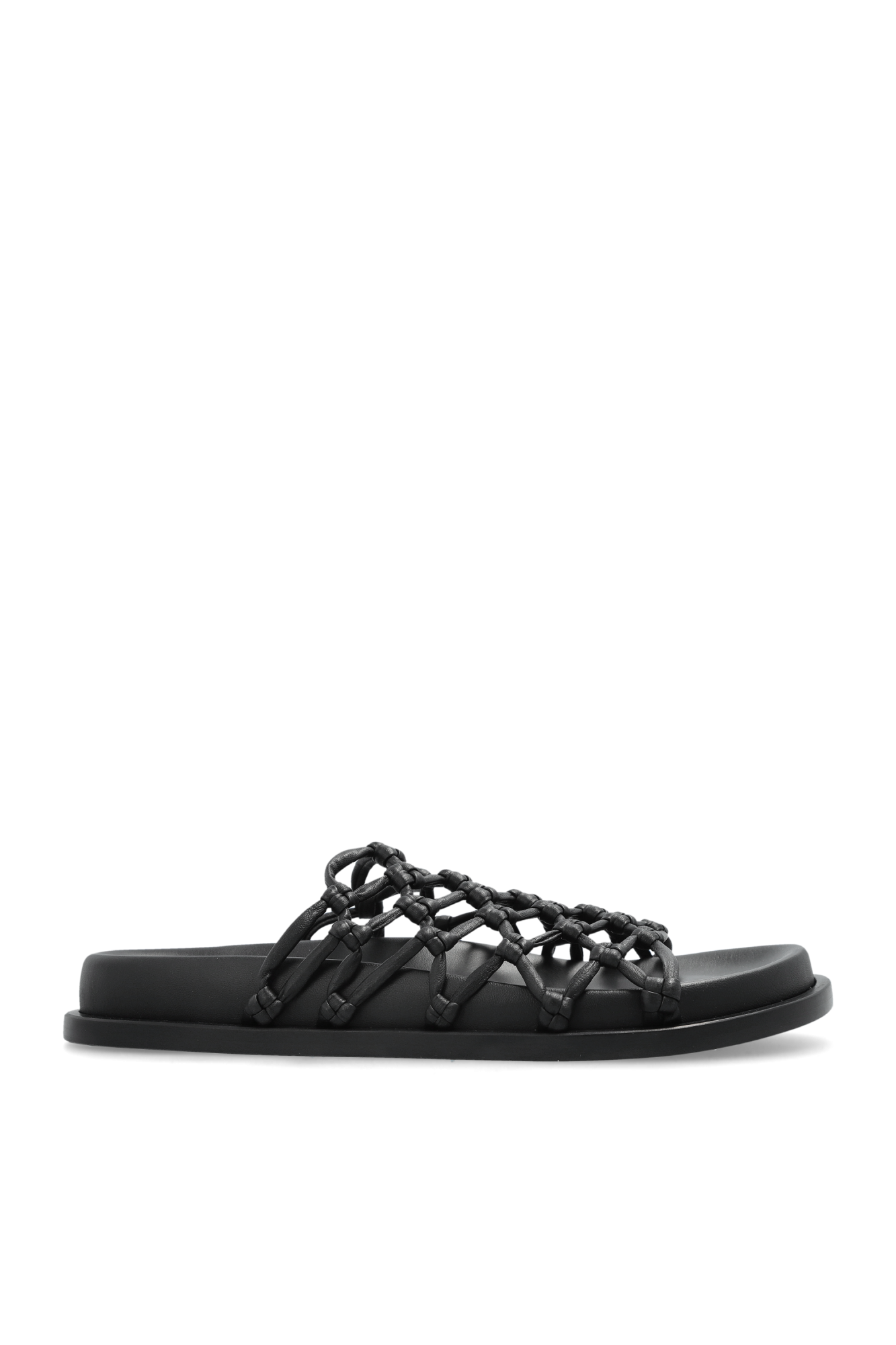 ★Jil Sander★ Jil Sander Logo Leather Mini Ripple Women's P JIL SANDER Leather slides | Women's Shoes | Vitkac